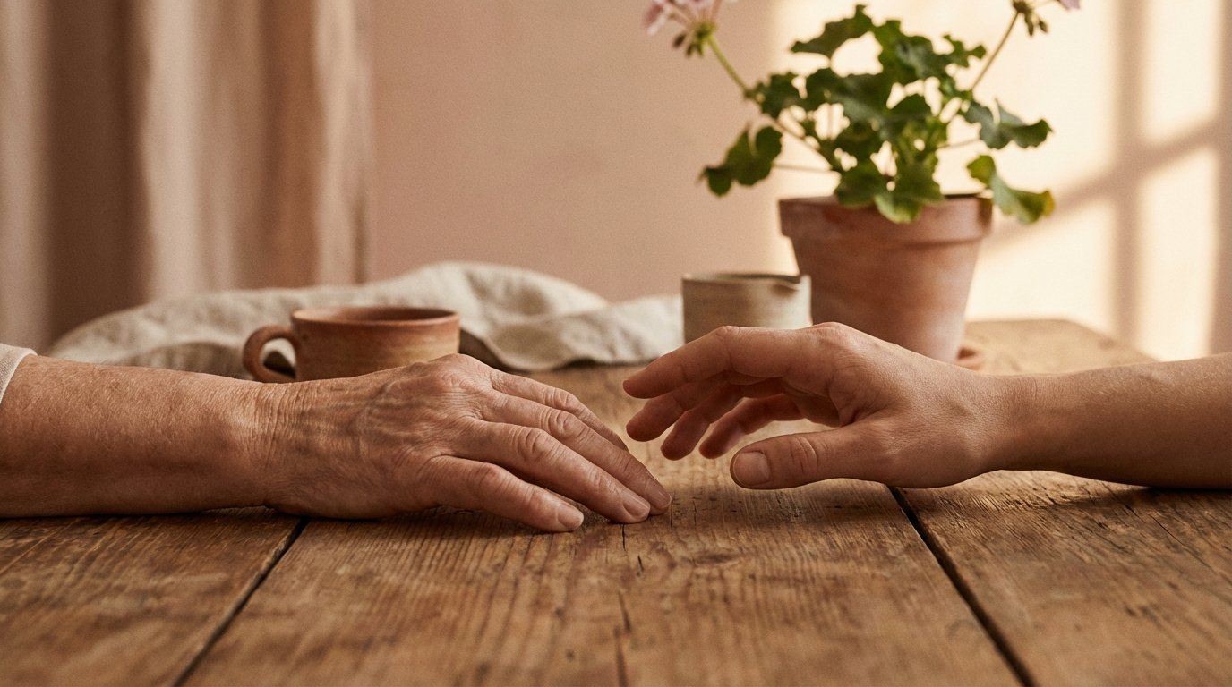 Par som h&aring;ller varandras h&auml;nder och sakta bygger f&ouml;rtroende igen